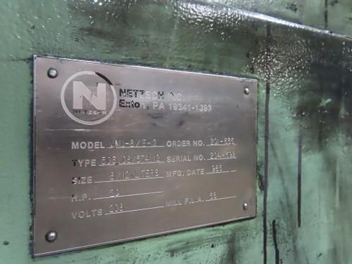 Used 8 / 12 LITERS NETZSCH HORIZONTAL MEDIA MILL