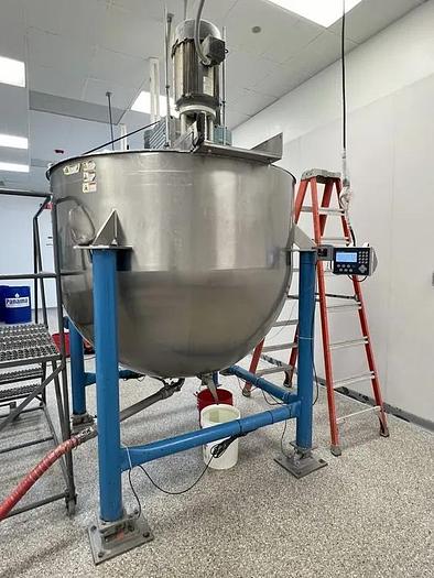 Used 600 GALLON LEE TRIPLE MOTION KETTLE - 40 PSI JACKET