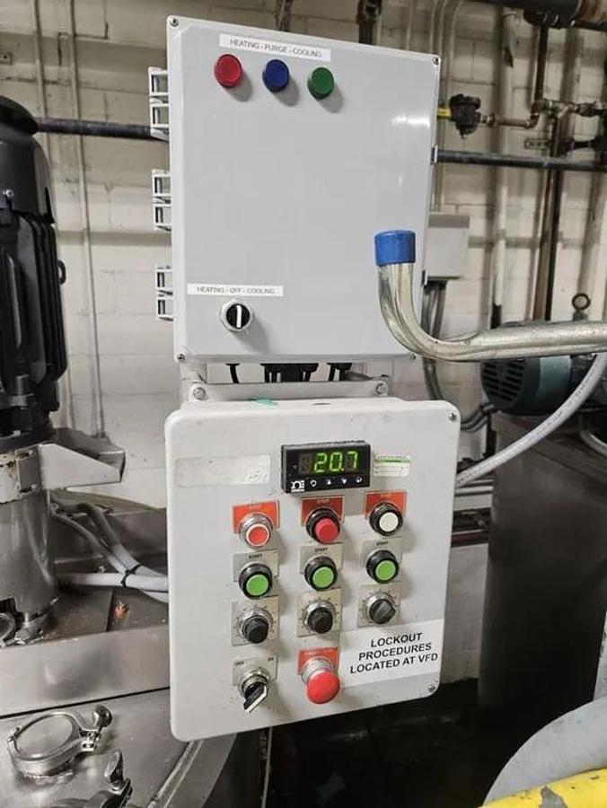 Used 750 GALLON LEE TRIPLE MOTION MIX KETTLE - S/S - 90 PSI