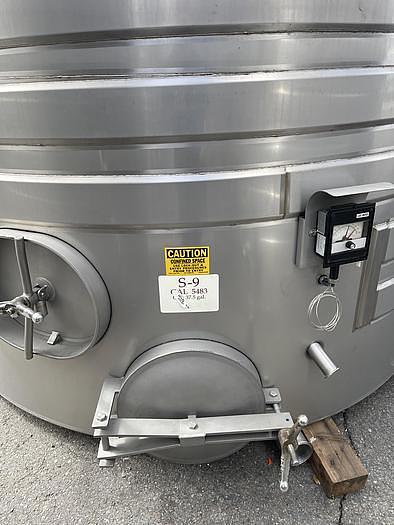 Used 5,483 GALLON S/S JACKETED TANKS (3) AVAILABLE