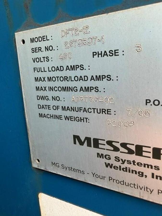 Refurbished DONALDSON-TORIT MODEL DFT2-12 CARTRIDGE TYPE DUST COLLECTOR - 6,000 CFM - AS-IS, WHERE-IS