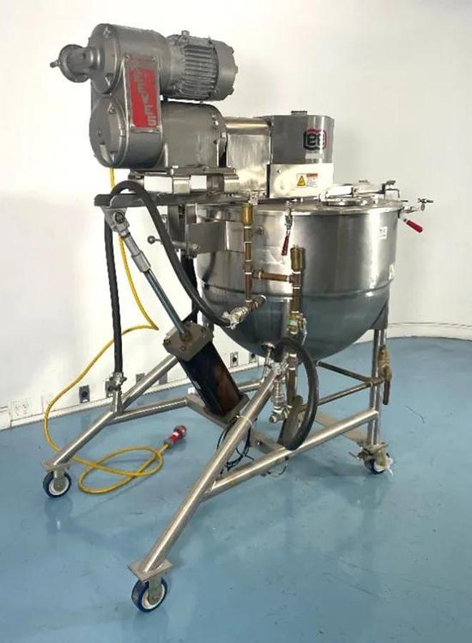Used 100 GALLON LEE DOUBLE MOTION KETTLE - S/S - JACKETED