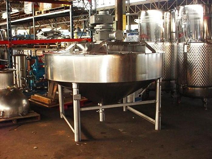 Used 400 GALLON CHESTER JENSEN DUAL MOTION JACKETED SWEEP KETTLE