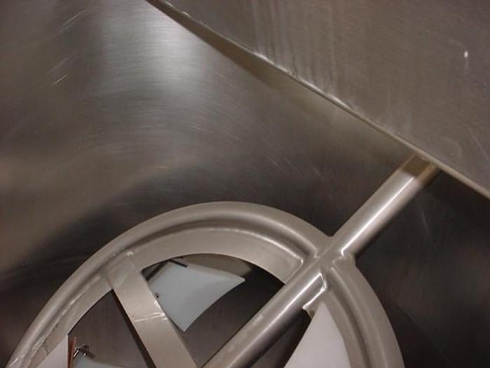 Used 200 GALLON LEE METAL S/S JACKETED KETTLE WITH AN ANGLED SWEEP AGITATOR