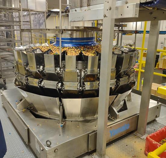 Used YAMATO LMD.  24 STATION HEAD ROTARY DATAWEIGH SCALE MODEL #Adw-524 Sw