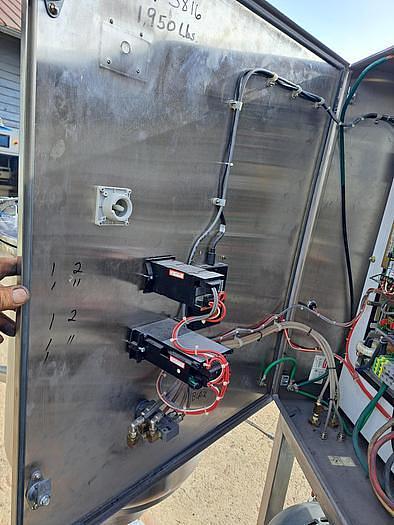 Used 200 LITER SCOTT TURBAN MIXER WITH S/S