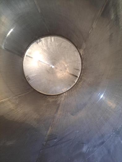 Used 3,000 GALLON 6.5 FT. x 12 FT. DISH BOTTOM S/S TANK