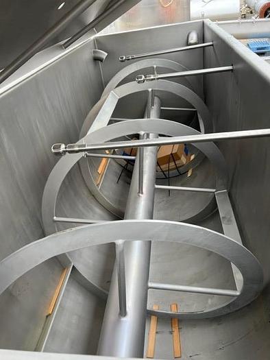 Used UNUSED - 125 CU. FT. BLENTECH RIBBON BLENDER/COOKER - 316 S/S - JACKETED