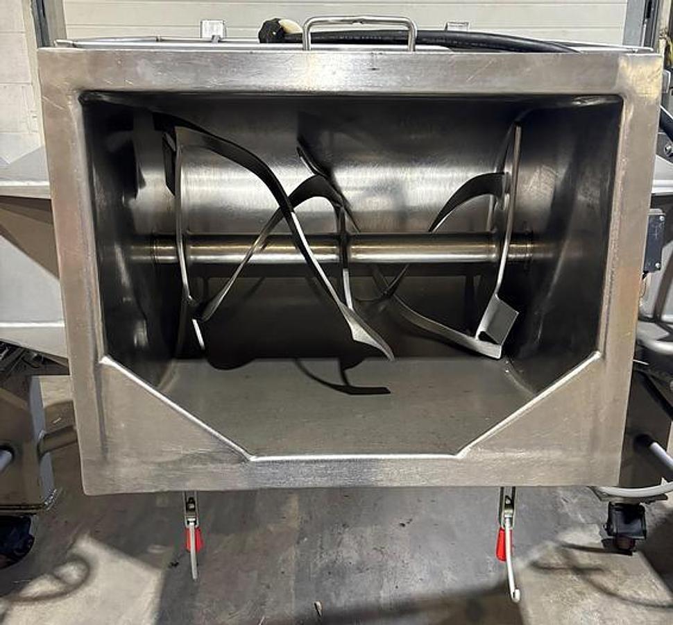 Used 4 CU. FT. AMERICAN PROCESS DOUBLE RIBBON BLENDER - S/S - TILT DISCHARGE