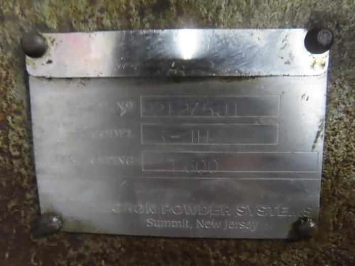 Used 50 HP MIKROPUL HOSAKAWA S/S  HAMMER MILL PULVERIZER 3 TH