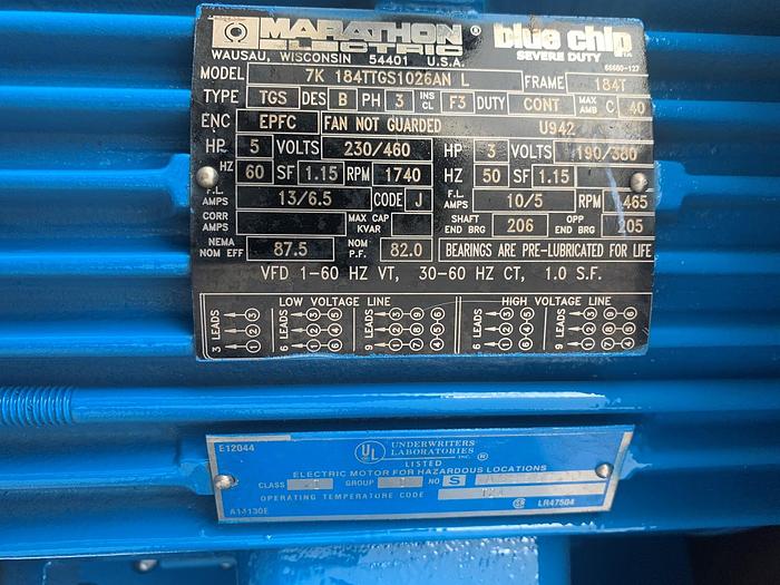 Used 5 HP SHAR HIGH SPEED DISPERSER - AIR LIFT - UL LISTED