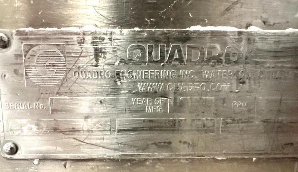 Used QUADRO YTRON INLINE BLENDER / EMULSIFIER / POWDER DISPERSER - MODEL ZC-1