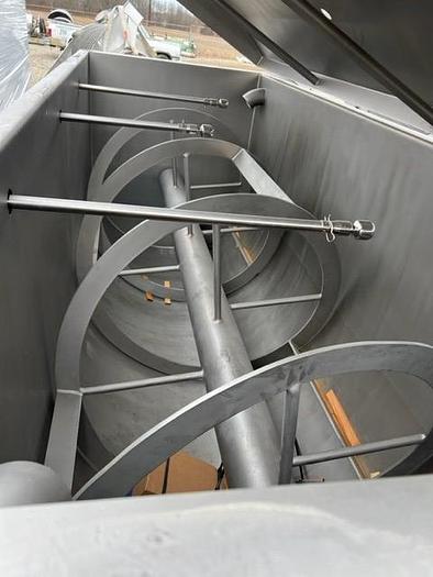 Used UNUSED - 125 CU. FT. BLENTECH RIBBON BLENDER/COOKER - 316 S/S - JACKETED