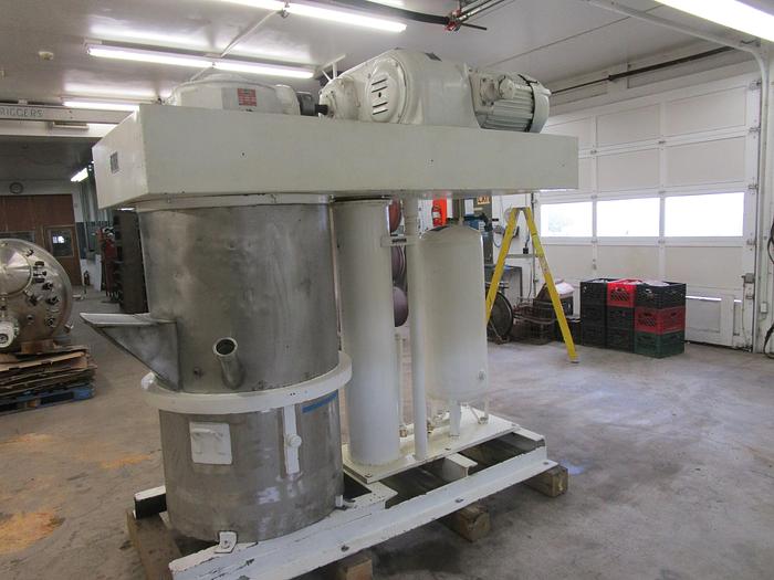 Used 75 GALLON ROSS DOUBLE PLANETARY MIXER - NON-VACUUM WITH (2) SINGLE WALL MIX CANS