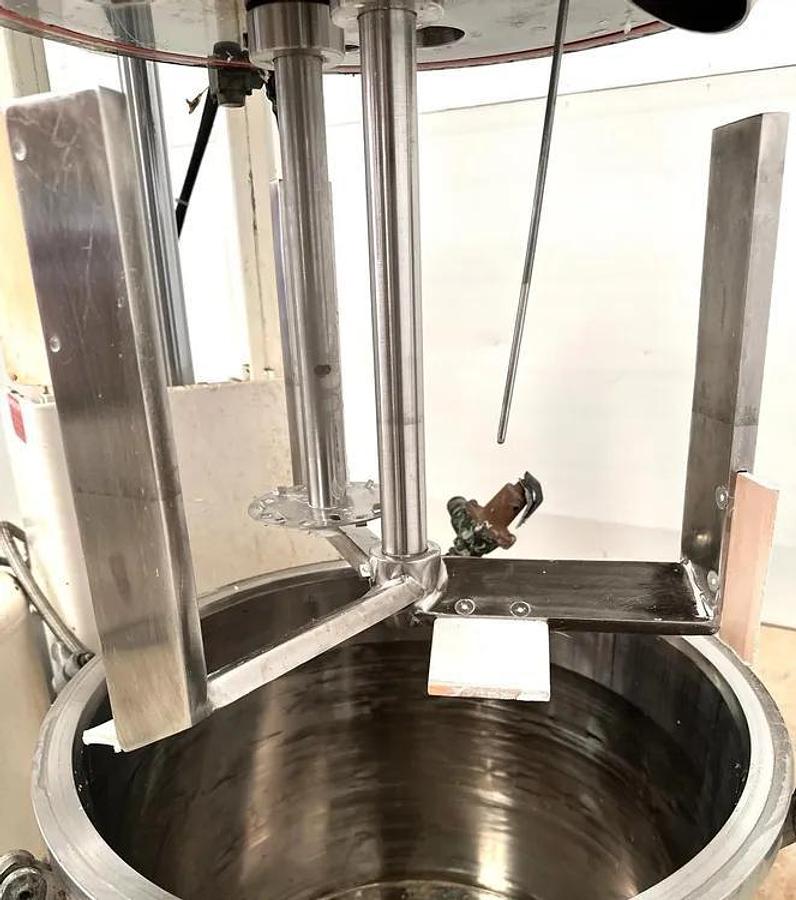 Used 10 GALLON MYERS DUAL SHAFT MIXER - S/S - VACUUM - JACKETED