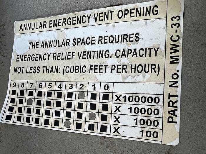 Used 4000 GALLON MODERN WELDING DOUBLE WALL VESSEL TANK S/S UL-142