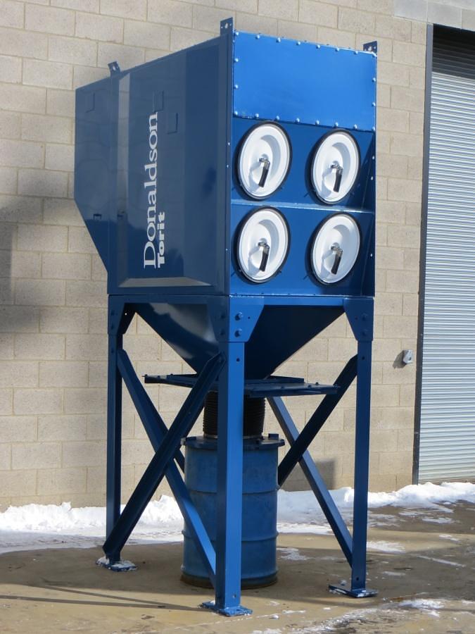 Refurbished DONALDSON-TORIT MODEL DFO2-8 CARTRIDGE TYPE DUST COLLECTOR - 4,000 CFM - RECONDITIONED