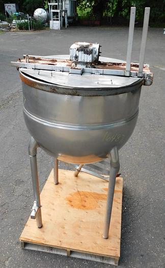 Used 150 GALLON GROEN KETTLE WITH SCRAPE AGITATION
