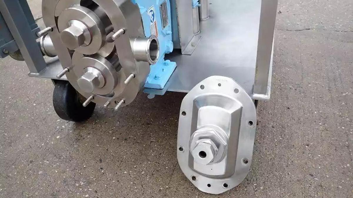 Used 1.5" WAUKESHA MODEL 030-U2 POSITIVE DISPLACEMENT PUMP - XP