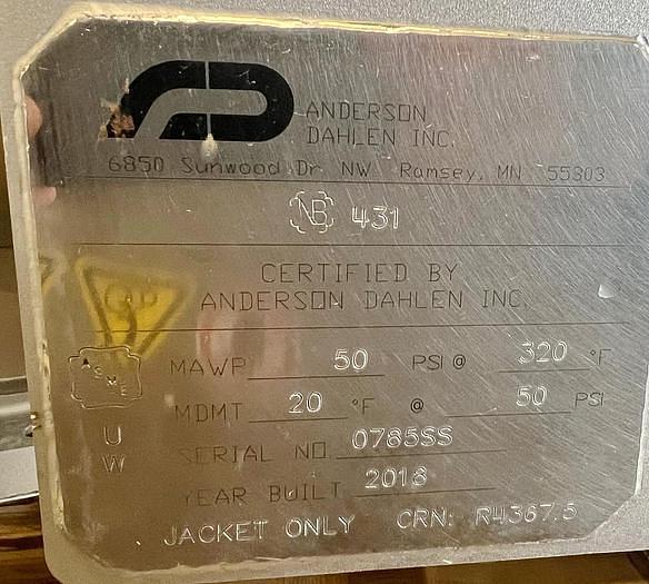 Used 16" DIA. x 10' L BEPEX SOLIDAIRE PADDLE DRYER - S/S - JKTD.