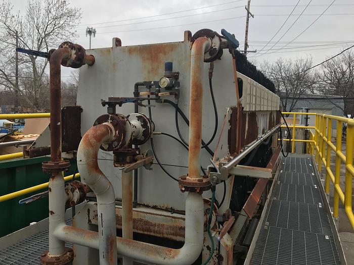 Used 40 CU. FT. PACIFIC FILTER PRESS SYSTEM - TRAILER MOUNTED - 1000 MM