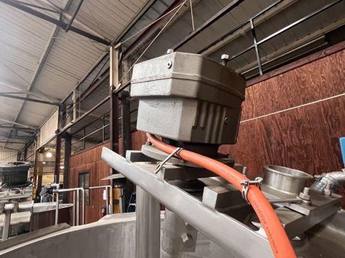 Used 250 GALLON GROEN SINGLE MOTION KETTLE - TILT OUT AGITATION WITH TILT DISCHARGE