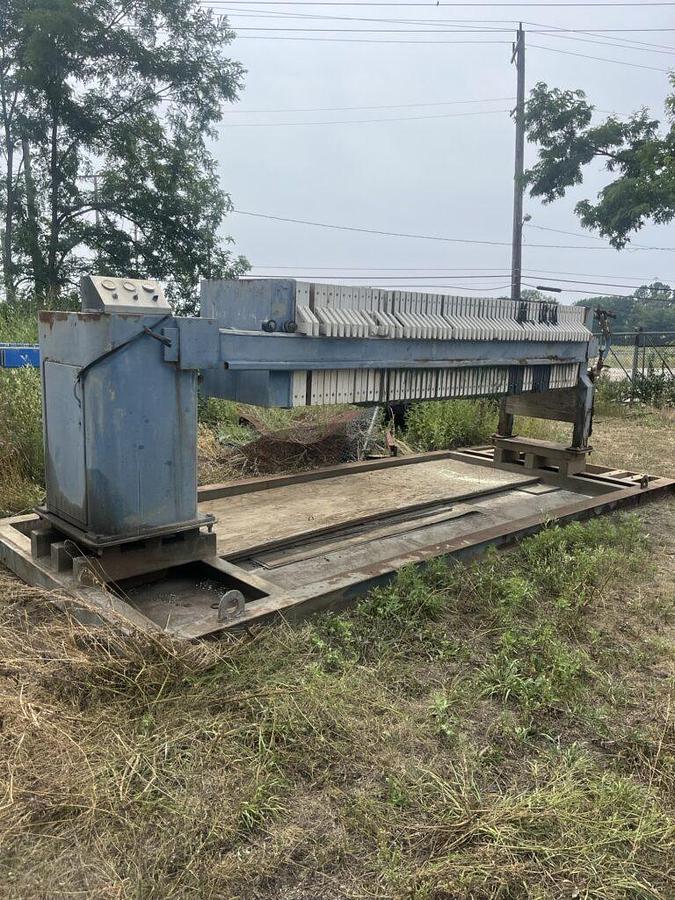Used 30 CU. FT. PACIFIC PRESS PAC FILTER PRESS - 800 MM