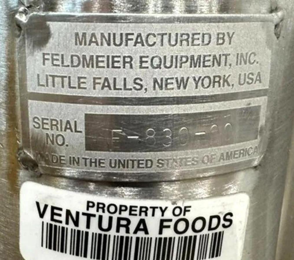 Used 1,000 GALLON FELDMEIER MIX TANK - S/S