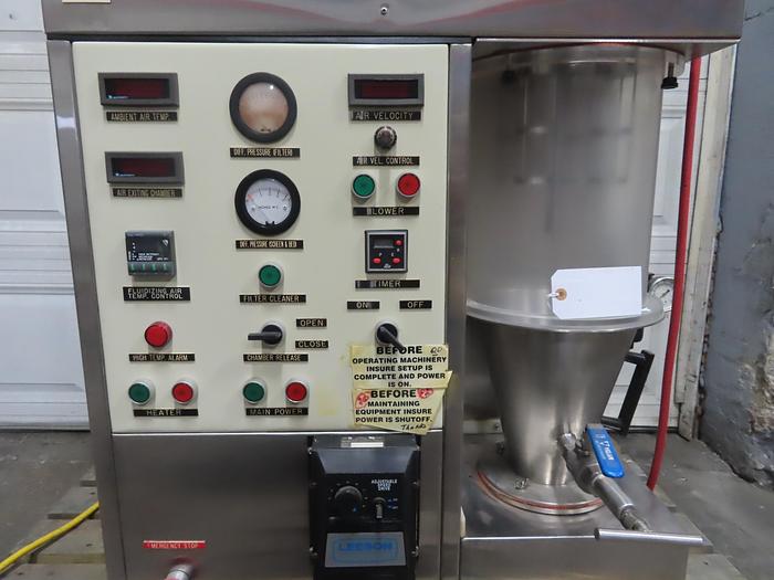 Used APPLIED CHEMICAL TECHNOLOGY LAB SPRAY DRYER & FLUID BED DRYER