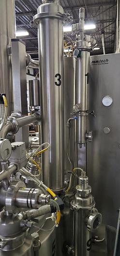 Used 4.5 SQ. FT. WIPED FILM EVAPORATOR EXTRACTION PLANT