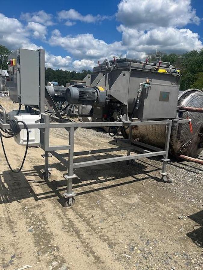 Used 15 CU. FT. A & J PFLAUER DOUBLE ROTOR PADDLE MIXER