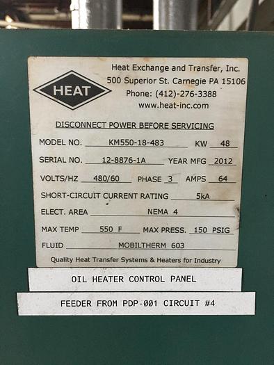 Used 36" X 144" SCOTT TENDER BLEND MIXER / HEATER - S/S - JACKETED