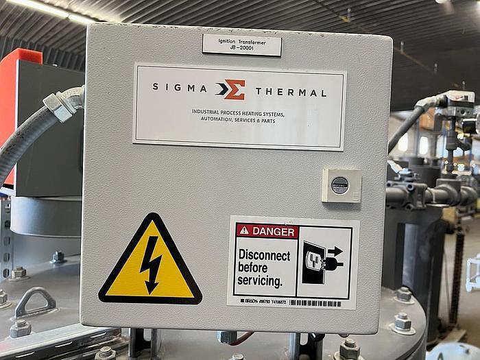 Used 250 KW/HR SIGMA THERMA INC. HOT OIL HEATER