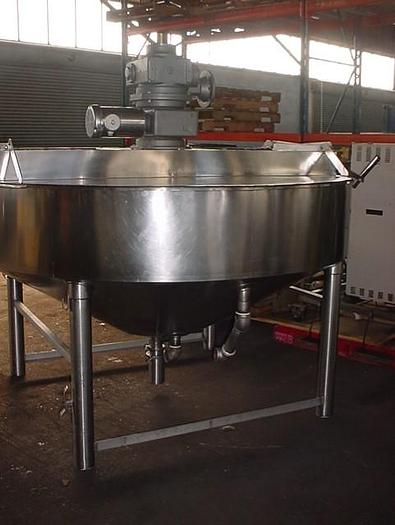 Used 400 GALLON CHESTER JENSEN DUAL MOTION JACKETED SWEEP KETTLE