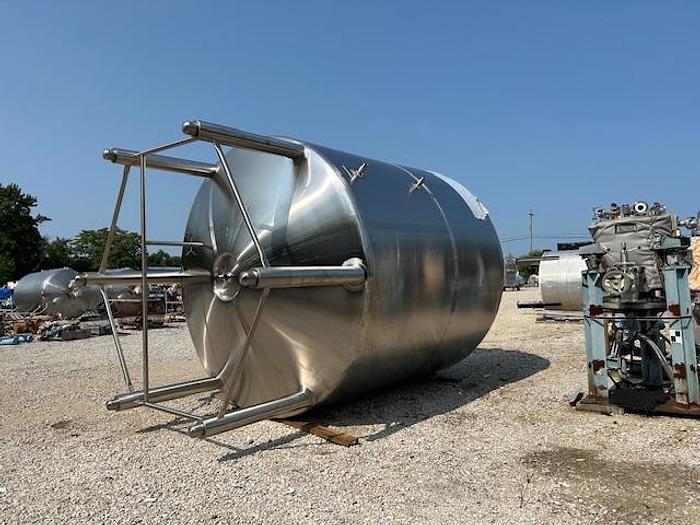 6,000 GALLON FELDMEIER MIX TANK - SANITARY S/S - 150 PSI JACKET