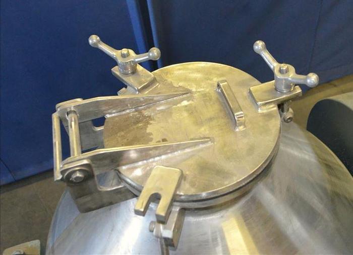 Used UNUSED 2.4 CU. FT. PAUL O. ABBE DOUBLE CONE ROTA BLENDER - HASTELLOY C-276