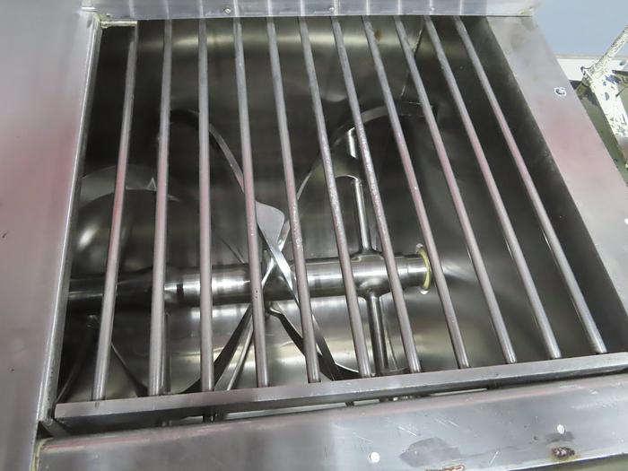 Used 15 CU. FT. SCOTT EQUIPMENT DOUBLE RIBBON BLENDER - SANITARY S/S - 3 HP