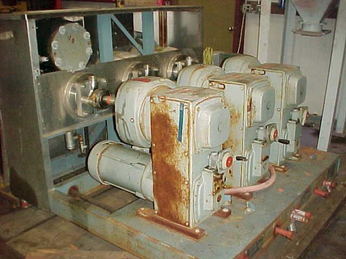 Used APV CREPACO TRIPLE SCRAPE SURFACE PACKAGE MOUNTED HEAT EXCHANGER - S/S