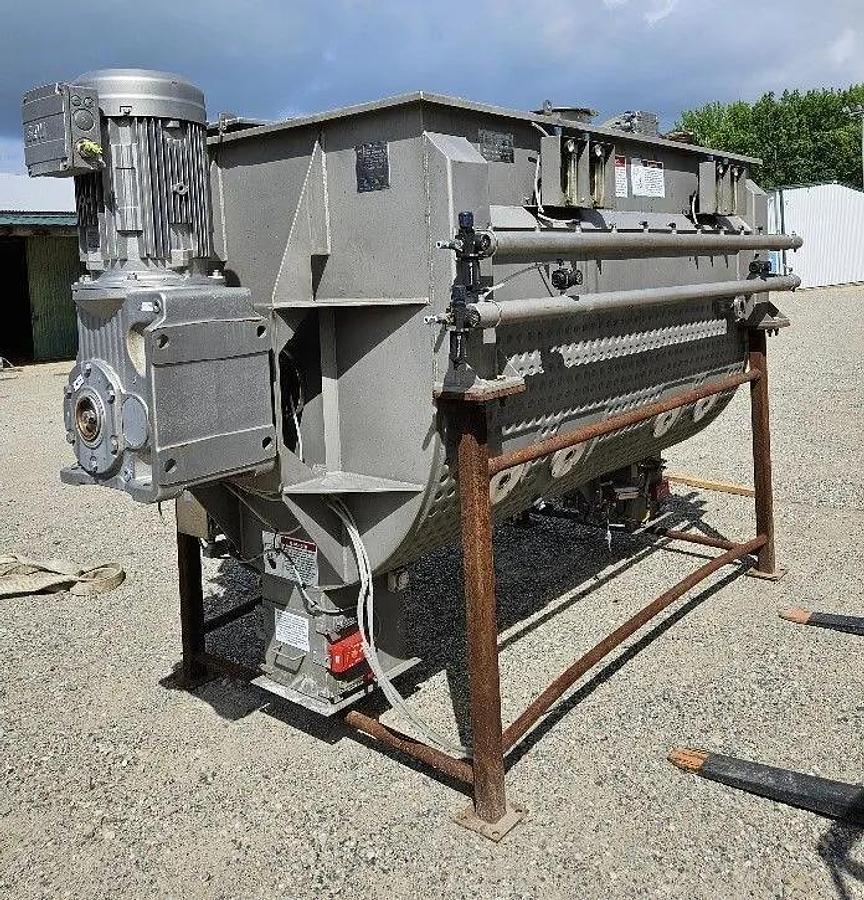 Used 125 CU. FT. AMERICAN PROCESS FLUIDIZED PADDLE BLENDER - S/S - JACKETED