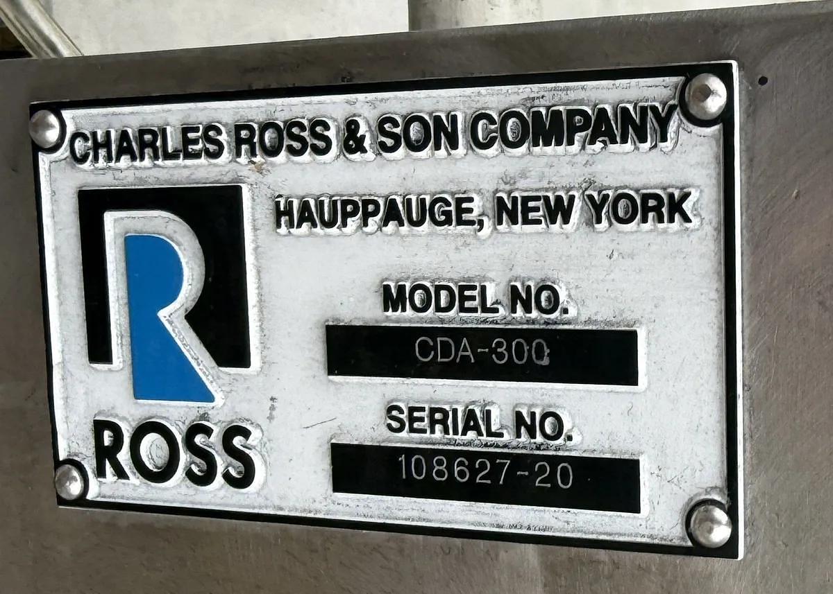 Used 300 GALLON ROSS DUAL SHAFT VACUUM MIXER - S/S - JACKETED