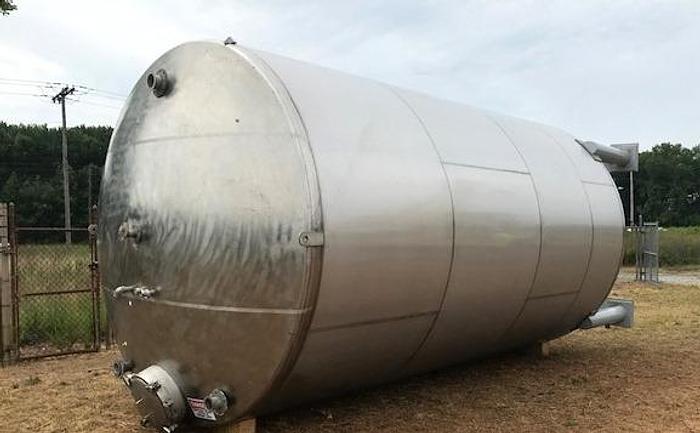 11,500 GALLON MIX TANK WITH DISH BOTTOM S/S