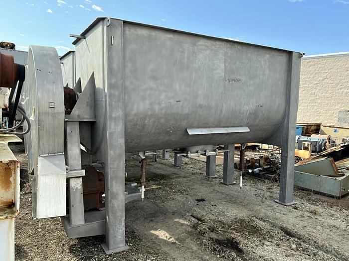 Used 270 CU. FT. WORKING CAPACITY DOUBLE RIBBON BLENDER - S/S