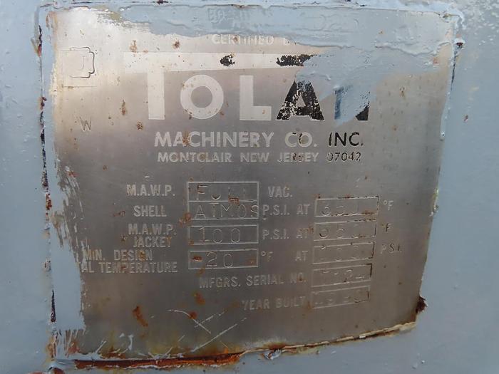 Used 10 CU. FT. GEMCO SLANT CONE ROTARY VACUUM DRYER - GEMCOMATIC LOADING SYSTEM - 316L S/S