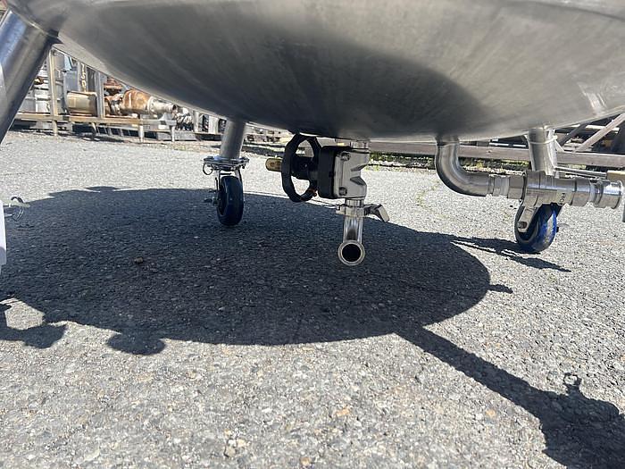 Used 130 GALLON (500-LITER) PRECISION STAINLESS INC. REACTOR VESSEL JACKETED