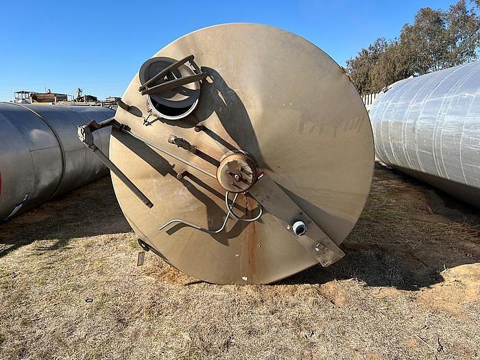 Used 8,600 GALLON S/S BULK STORAGE TANK 94 IN. x 24 FT. HIGH