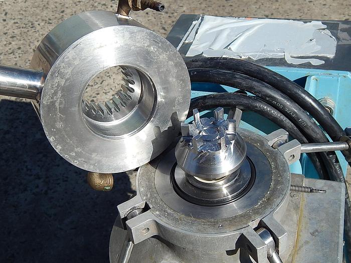 Used GREERCO VERTICAL COLLOID MILL - MODEL W-250-VB - ALL S/S