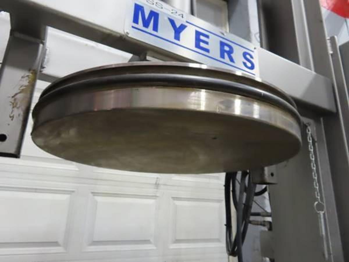 Used MYERS HYDRAULIC RAM DISCHARGE PRESS