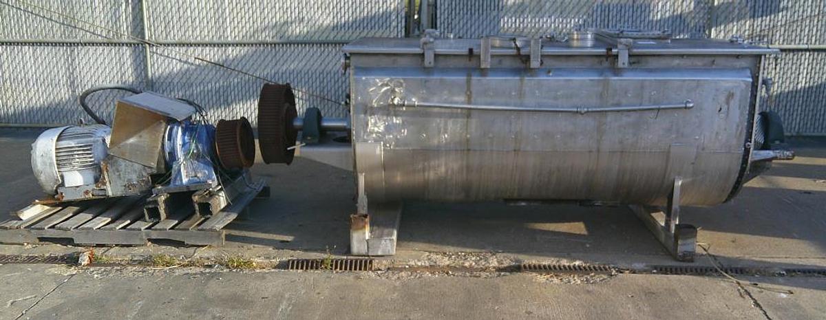 Used 60 CU. FT. RIBBON BLENDER - S/S - JACKETED - 20/10 HP