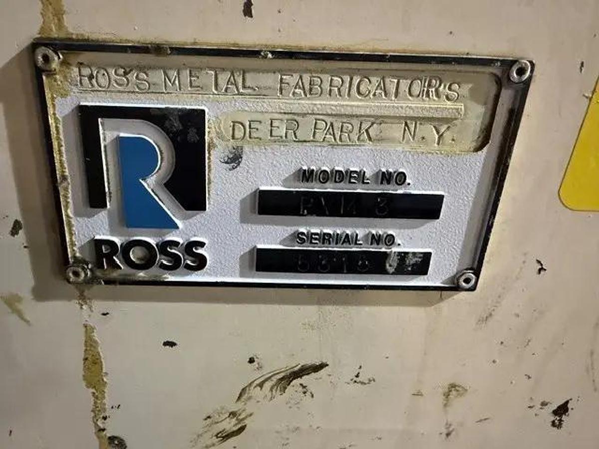 Used 3 GALLON ROSS DUAL SHAFT MIXER - S/S - JACKETED