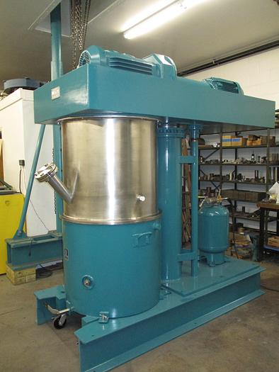 Used 100 GALLON ROSS DOUBLE PLANETARY MIXER - MODEL HDM-100 - S/S - VACUUM - JACKETED - NEW XP MOTOR